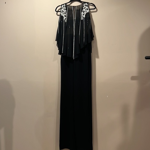 New with tags fancy beaded romper with pearls & crystals size 38 Never worn NWT - Picture 3 of 5